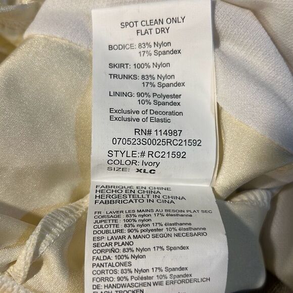 Dance Revolution Ivory Ballet Tutu iridescent XL child girl - Picture 10 of 12